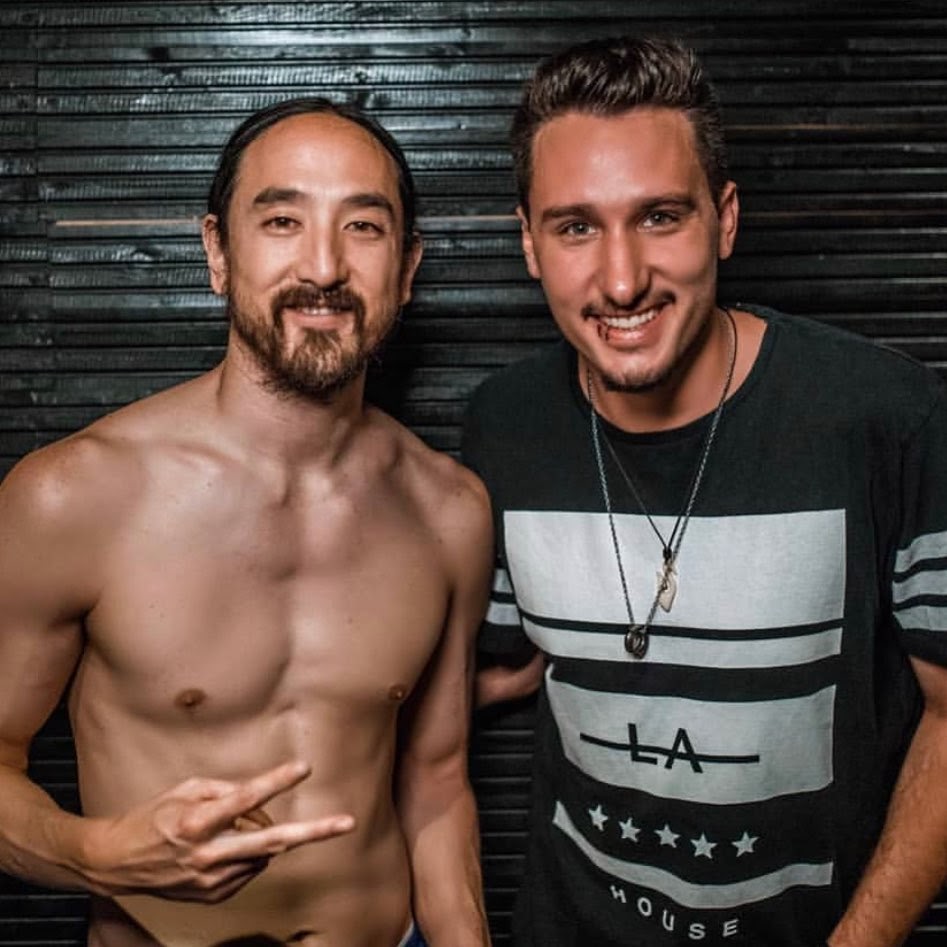 Clay Clemens and Steve Aoki